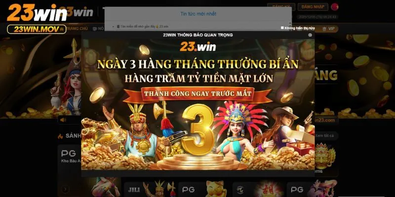 Khuyến mãi siêu bùng nổ cùng 23win năm 2025
